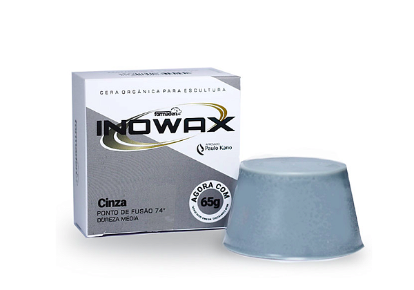 Cera Orgânica para Escultura Inowax Cinza 65g Formaden