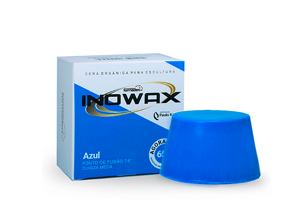 Cera Orgânica para Escultura Inowax Azul 65g Formaden