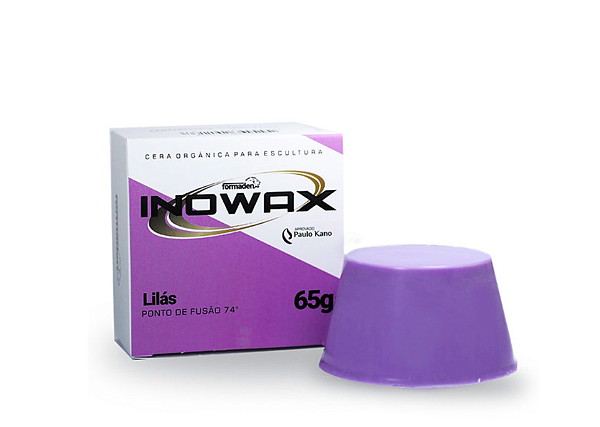 Cera Orgânica para Escultura Inowax Lilás 65g Formaden