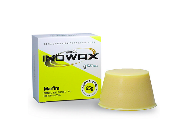 Cera Orgânica para Escultura Inowax Marfim 65g Formaden