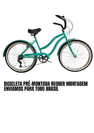 Bicicleta Beach praiana Caiçara
