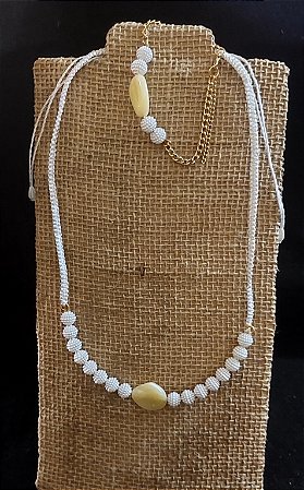 Conjunto de Colar e Pulseira Gabrielly