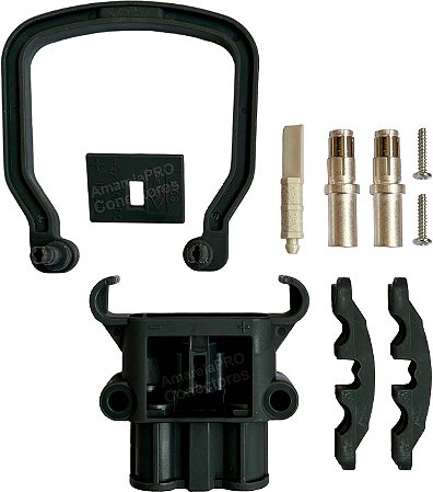 Conector Bateria 80a Fêmea Tipo Rema AmarelaPRO [Ref 00300]