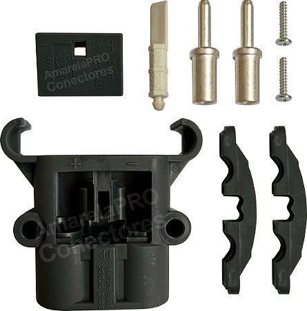 Conector Bateria 80a Macho Tipo Rema AmarelaPRO [Ref 00301]