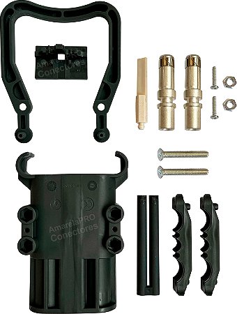 Conector Bateria 320a Fêmea Tipo Rema AmarelaPRO [Ref 00314]