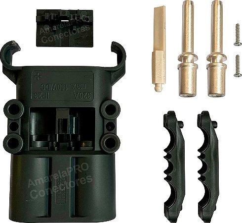 Conector Bateria 320a Macho tipo Rema AmarelaPRO [Ref 00315]