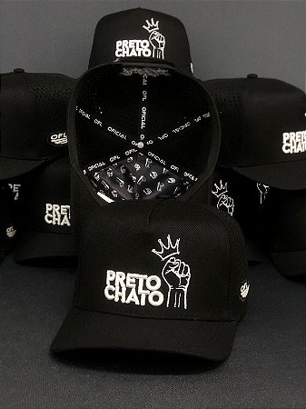 Boné Preto Chato Preto