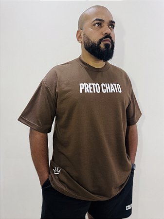 Camiseta Oversized Preto Chato