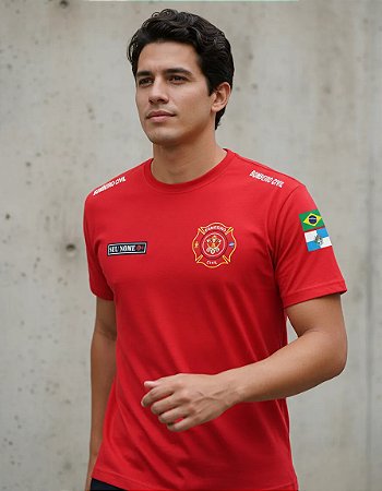 CAMISETA BOMBEIRO CIVIL PROFISSIONAL