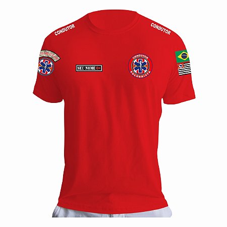 CAMISETA SOCORRISTA CONDUTOR