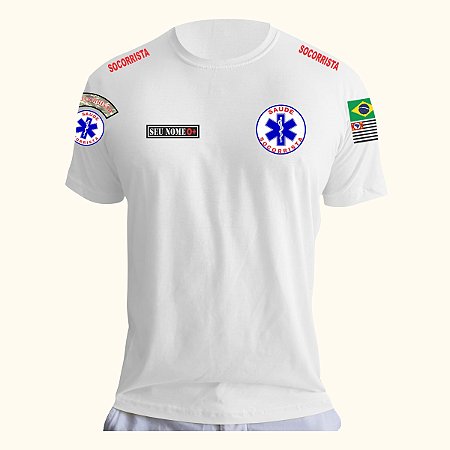 CAMISETA SAÚDE SOCORRISTA