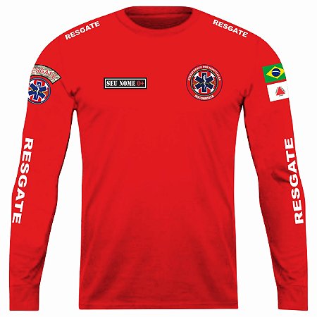 CAMISETA MANGA LONGA SOCORRISTA APH