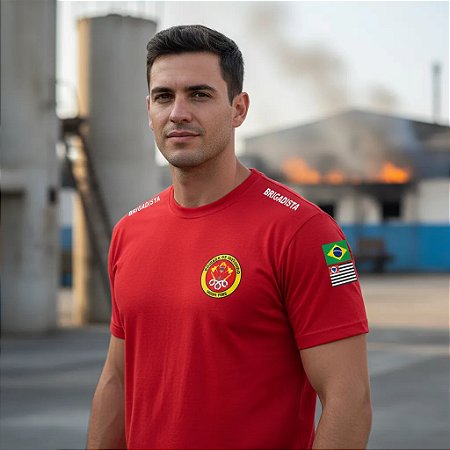 CAMISETA BRIGADA DE INCÊNDIO BRIGADISTA