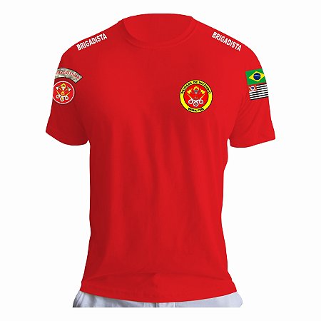 CAMISETA BRIGADA DE INCÊNDIO BRIGADISTA