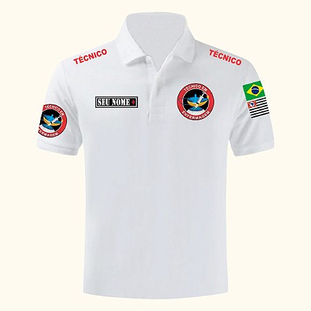 CAMISA POLO TECNICO EM ENFERMAGEM