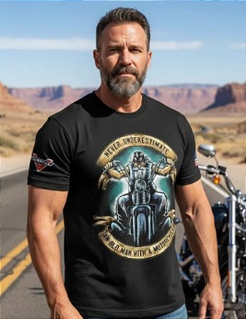 CAMISETA MOTOCICLISTA VETERANO