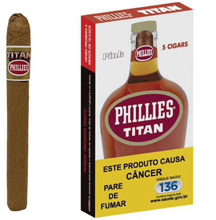 Charuto Titan Phillies Pink (Conhaque)