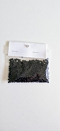 Miçanga 6/0 Preta