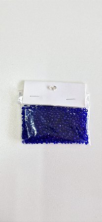 Miçanga 6/0 Cristal Azul