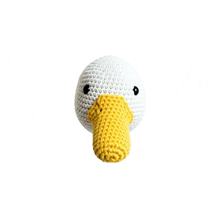 Cabeça de Pato em Crochê