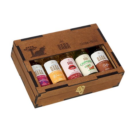 Kit de Degustação Surpresa Daga: 5 Sabores (5x 60ml)