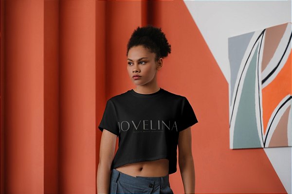 Cropped Logo "Jovelina" (Vazado)