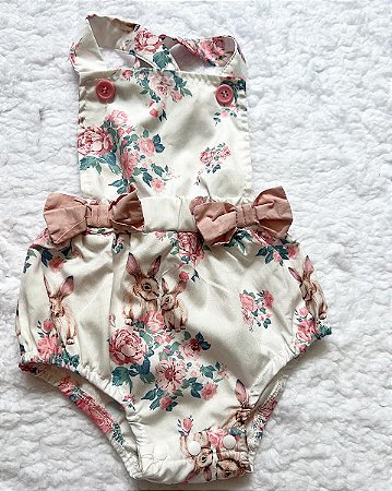 Romper Baby Menina Coelhinhos
