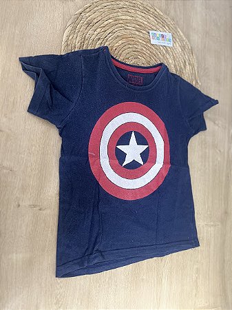 Camiseta Básica Capitão América