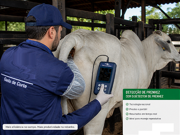 Detector de Prenhez para Bovinos e Equinos DP 300