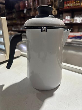 Leiteira Esmaltada Branca Ewel