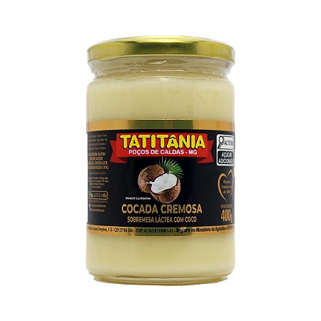 Cocada Cremosa Tatitânia - 400G