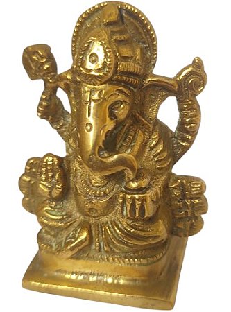 Ganesha em metal - 6 cm