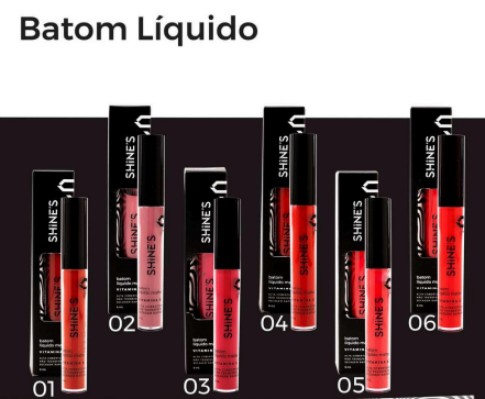 Batom Líquido Matte Shine's 6ml