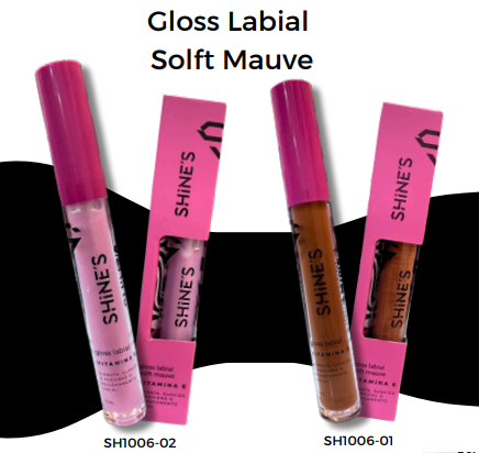 Gloss Labial Solft mauve Shine's