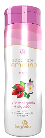 Sabonete Líquido Feminino Rosa Mosqueta e Algodão – Begônia