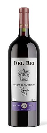 Vinho Del Rei Tinto Suave 7-8 Cabernet e Bordo 1 L