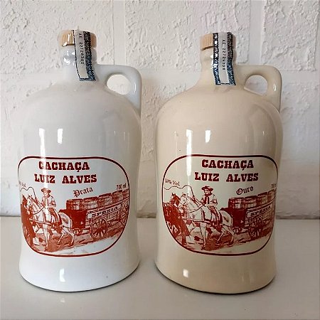 Cachaça Luiz Alves Ouro E Prata 700ml Porcelana - Spezia