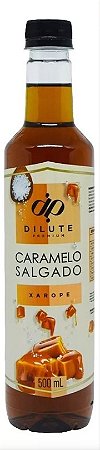 Xarope para Soda Italiana Caramelo Salgado Dilute Aquamix 500ml