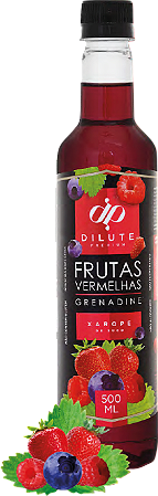 Xarope Dilute Premium - Frutas Vermelhas