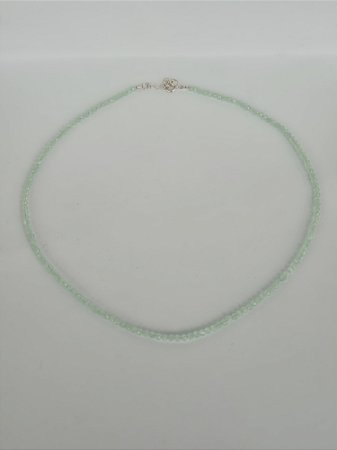 Choker - Pedra Quartzo Verde Claro