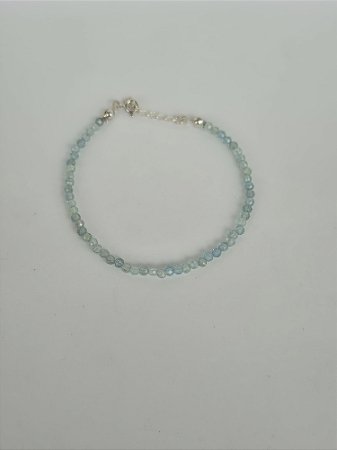 Pulseira esferas - Pedra Apatita