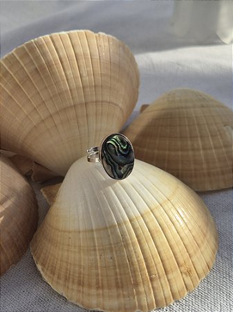 Anel Correnteza - Pedra Abalone