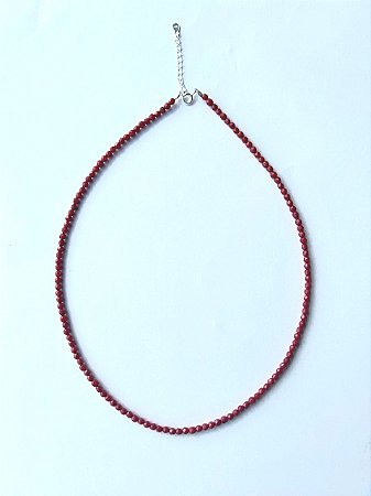Pulseira esferas - Ágata Vermelha