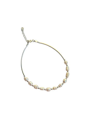 Pulseira com Perólas naturais