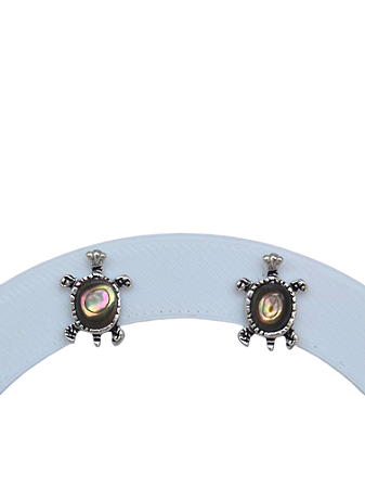 Brinco Tartaruga com pedra Abaolne