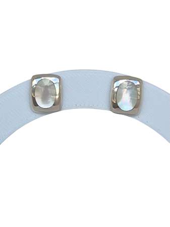 Brinco Retangular com Madreperóla