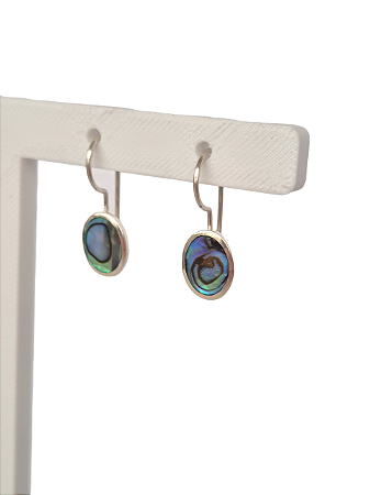 Brinco Gancho na pedra Abalone