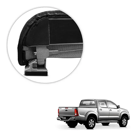 Capota Maritima Hilux Dupla 2005 a 2015 Trek Alumínio Slim