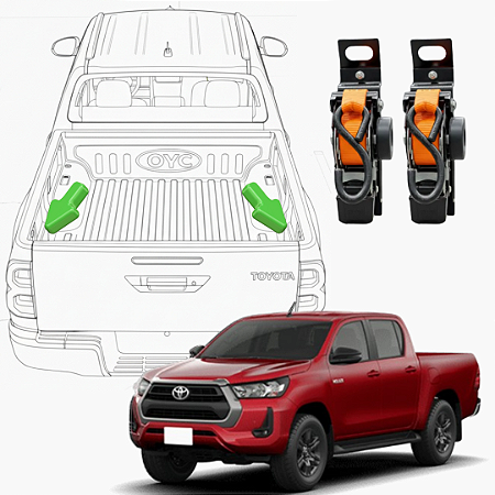 Catracas Fixas com Recolhimento Automático - 2 UN - HILUX