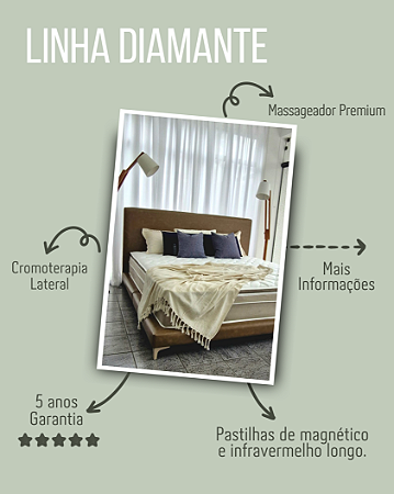 Linha Diamante - Colchões com Terapia